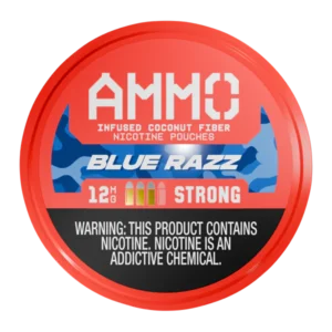 Blue Razz AMMO Nicotine Pouches