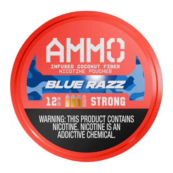 Blue Razz AMMO Nicotine Pouches Blue Razz AMMO Nicotine Pouches